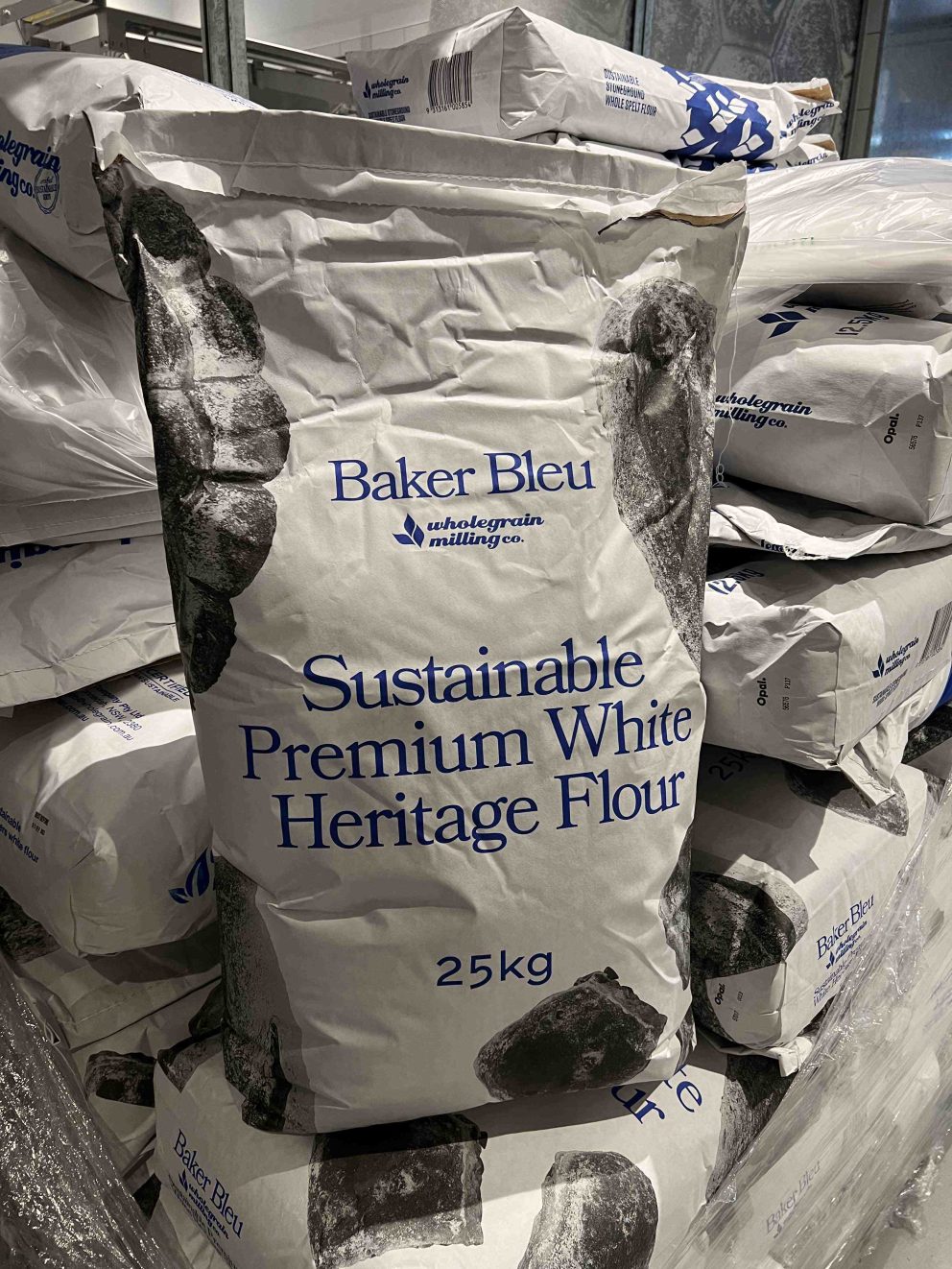 BB x WGM Flour Bag Co Lab Baker Bleu